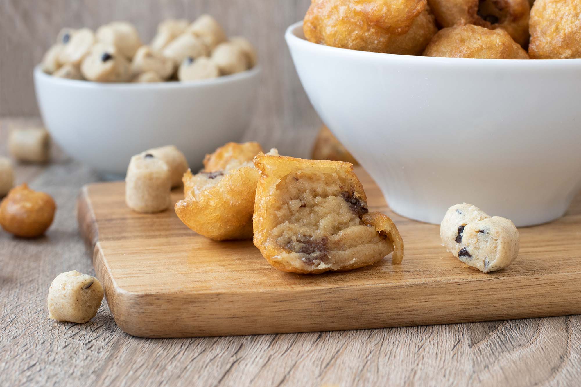 Ginger Beer Battered Cookie Dough