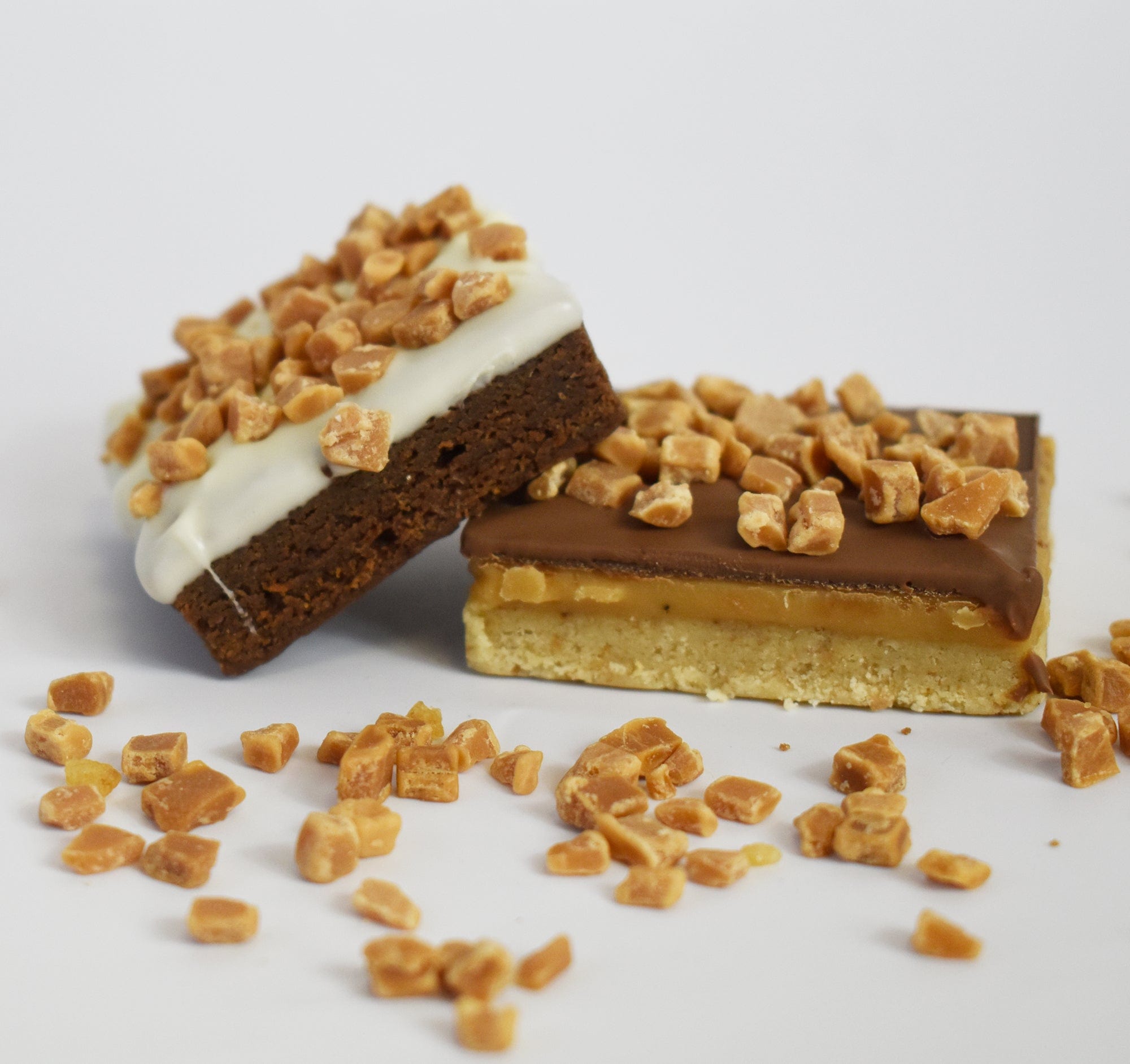 Mini Caramel Fudge Pieces