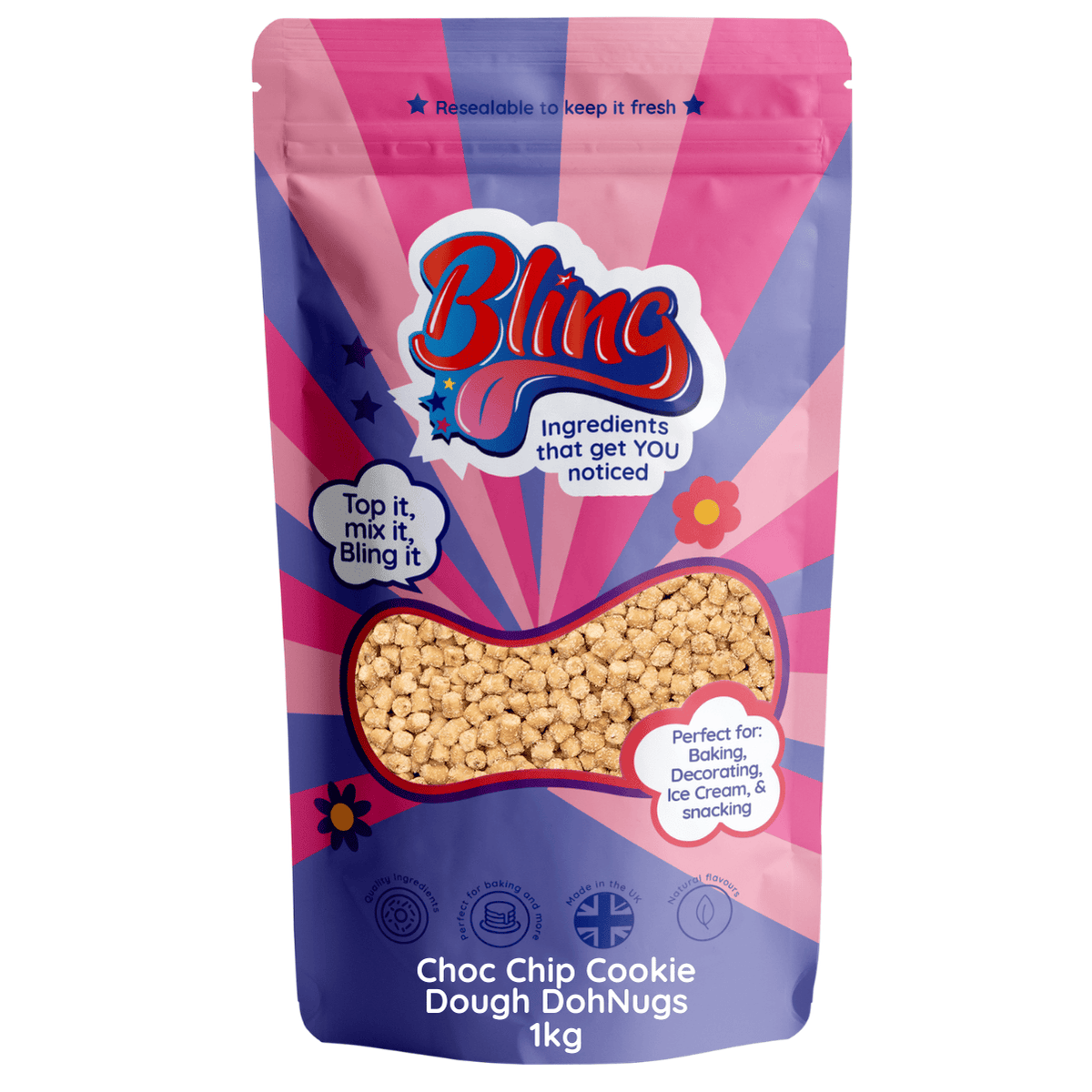 Choc Chip DohNugs® Cookie Dough Pieces 6mm