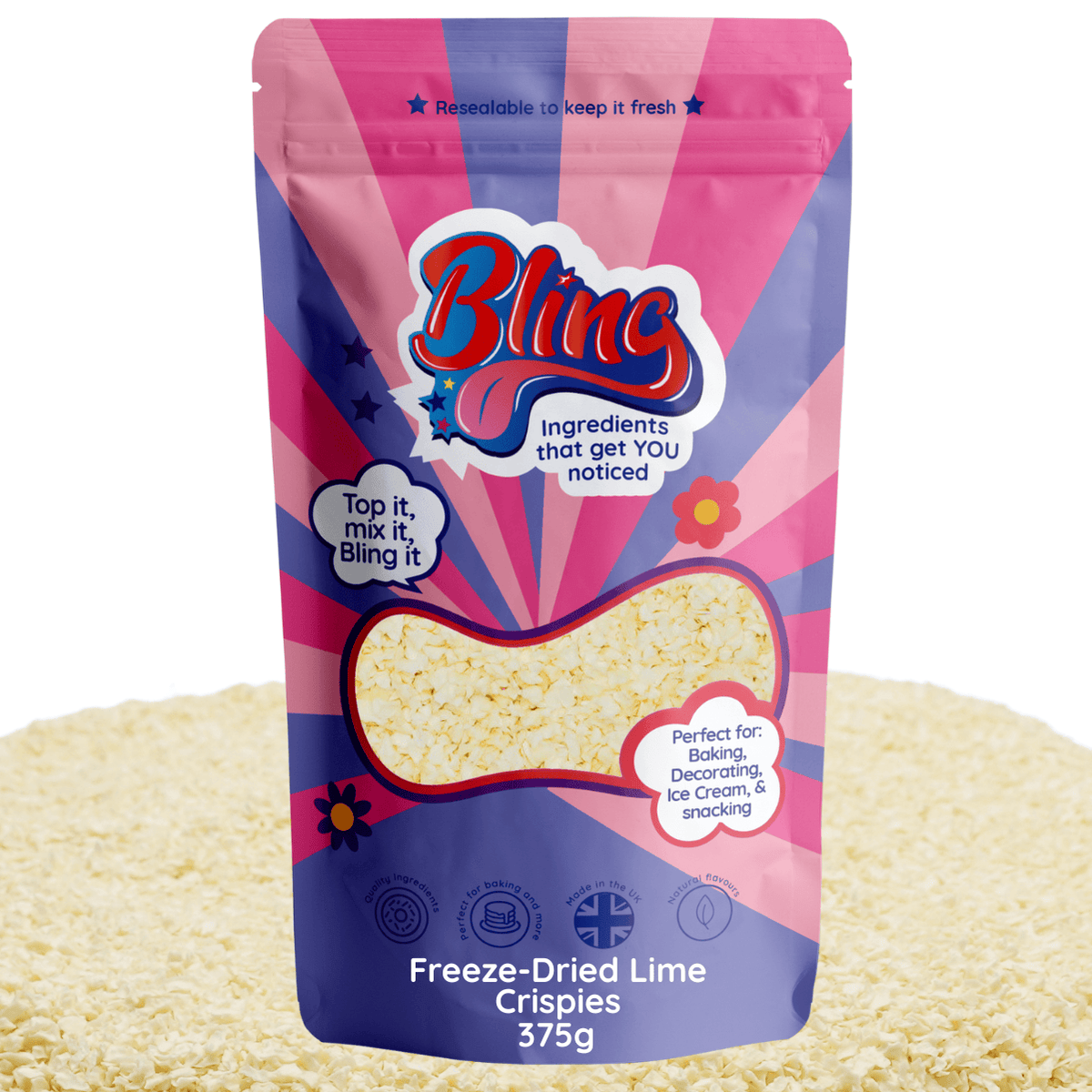 Freeze Dried Lime Crispies