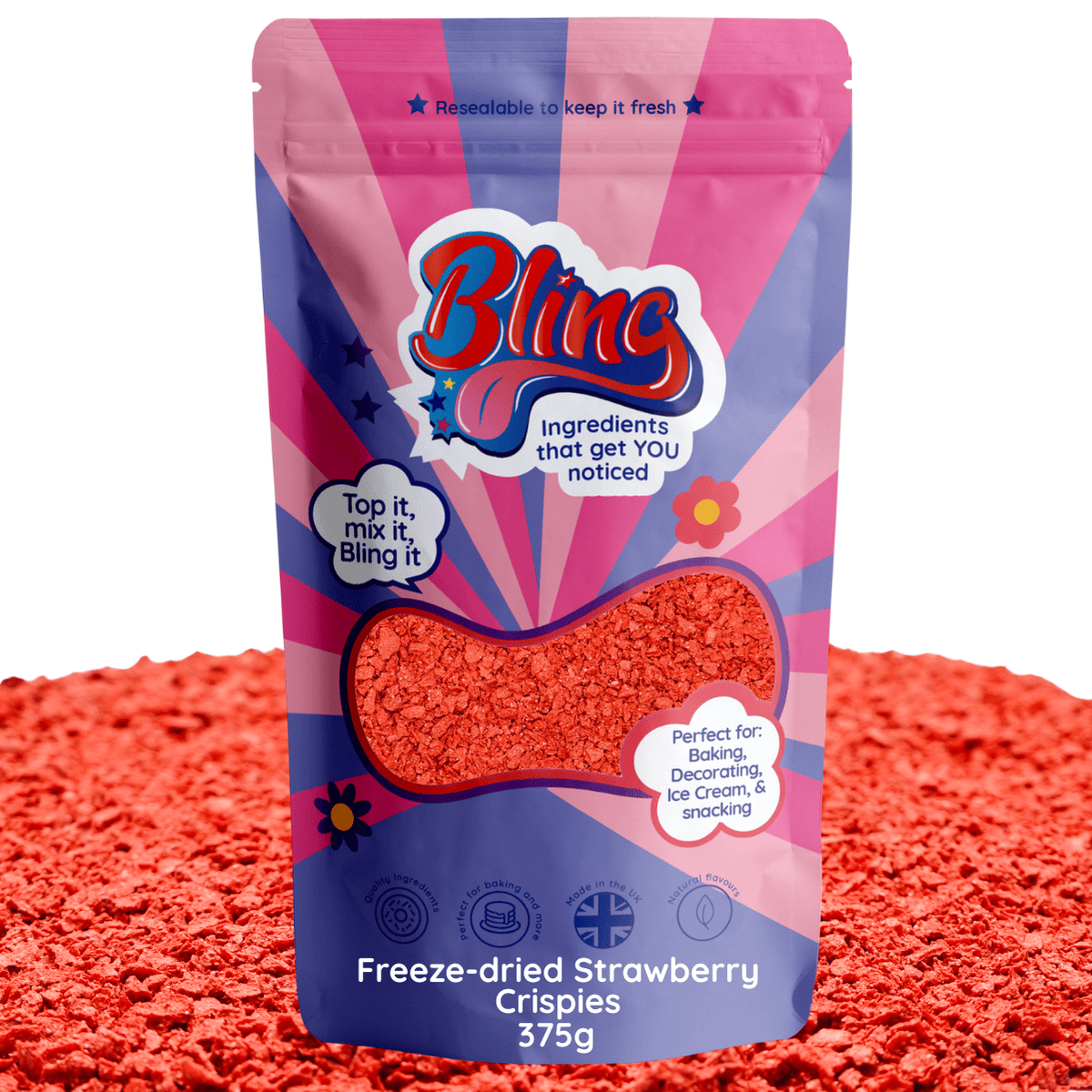 Freeze Dried Strawberry Crispies