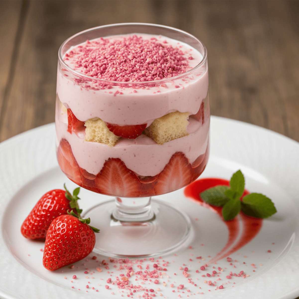 Pink Strawberry Pop n Crunch