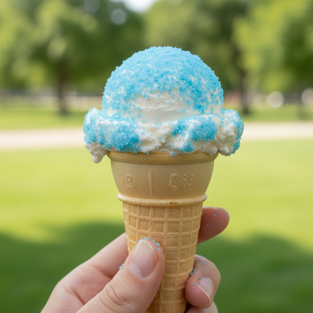 Blue Bubblegum Sugar Sprinkles