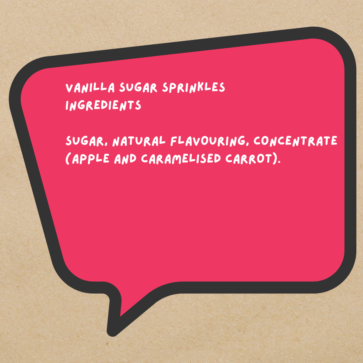 Chispas de azúcar de vainilla