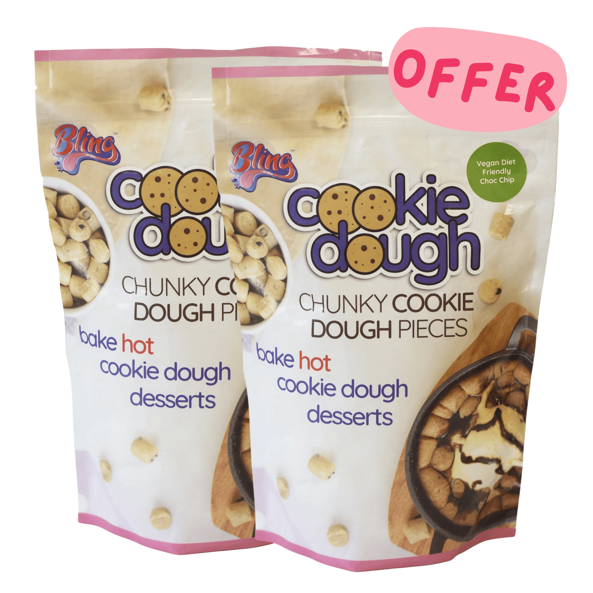 Plant Based Choc Chip Cookie Dough 1.56kg