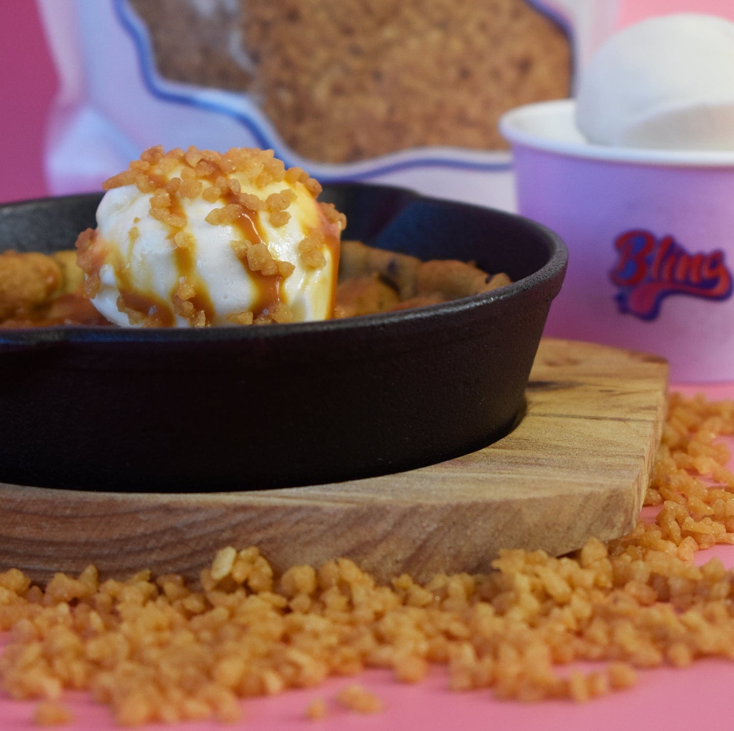 Salted Caramel Sugar Pearls - Bling Ingredients