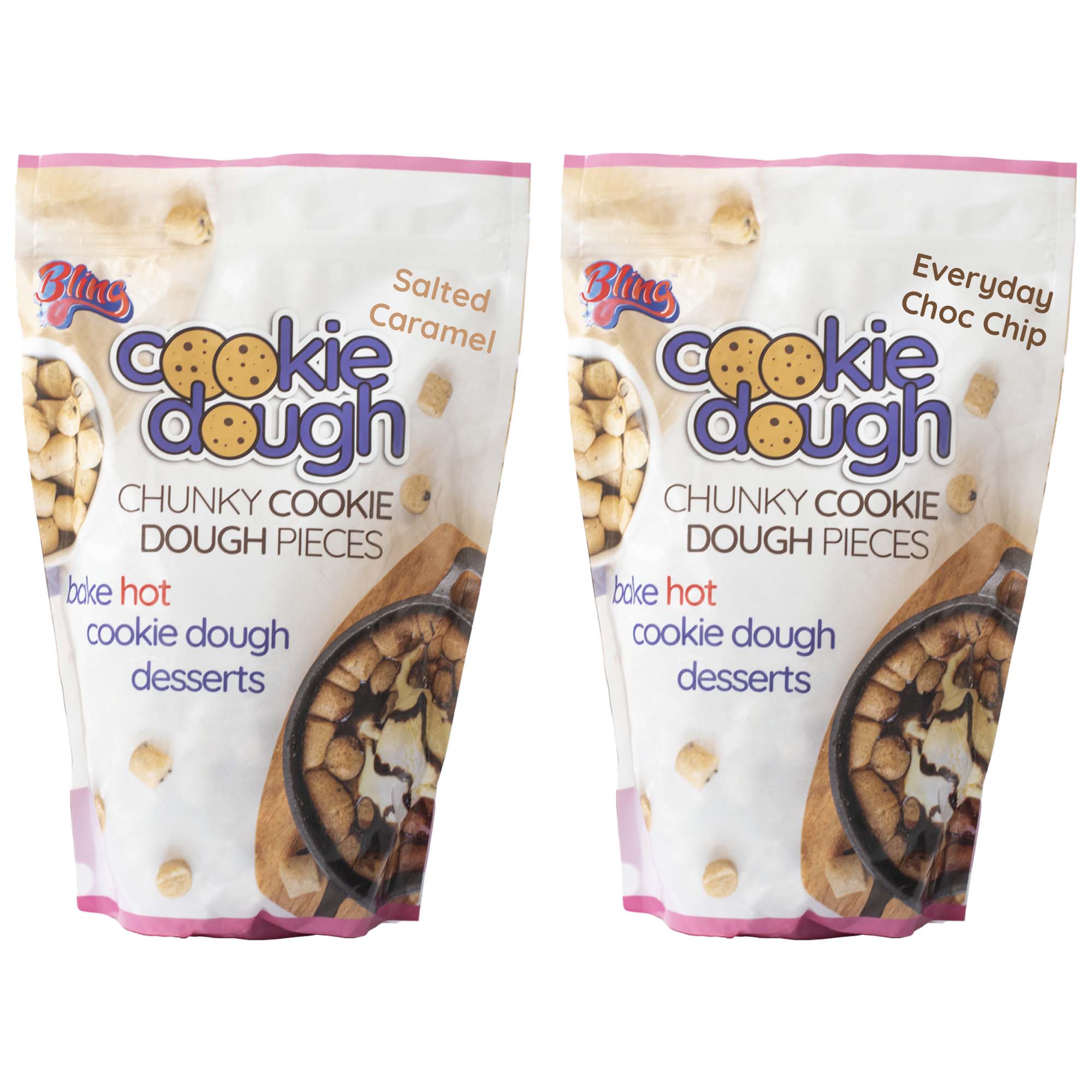 Cookie Dough Combi Pack - Choc Chip & Salted Caramel