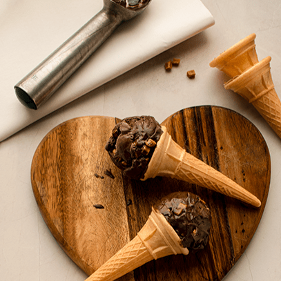 Caramel Truffle Pieces (Fudge for Ice Cream) 6mm