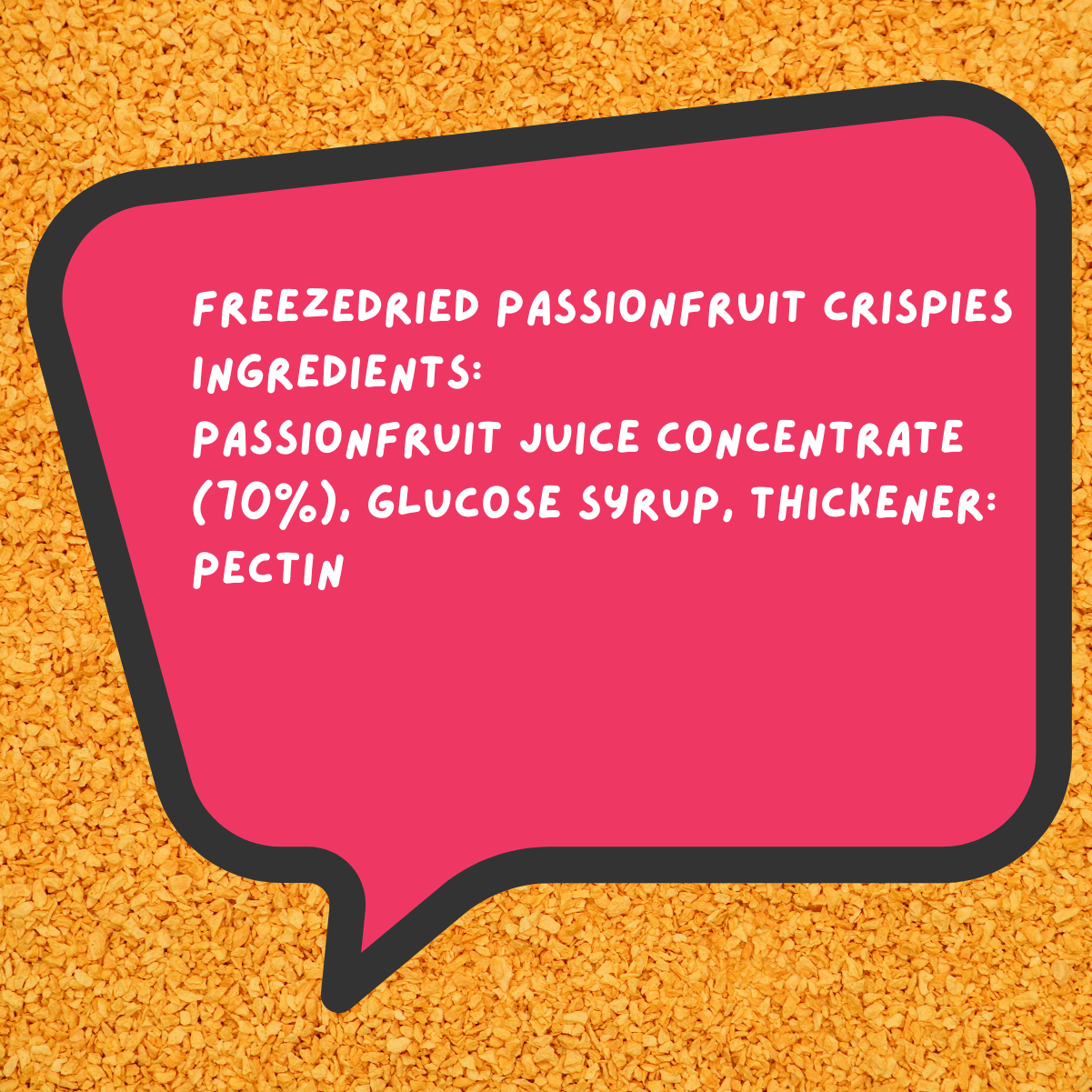 Freeze Dried Passionfruit Crispies