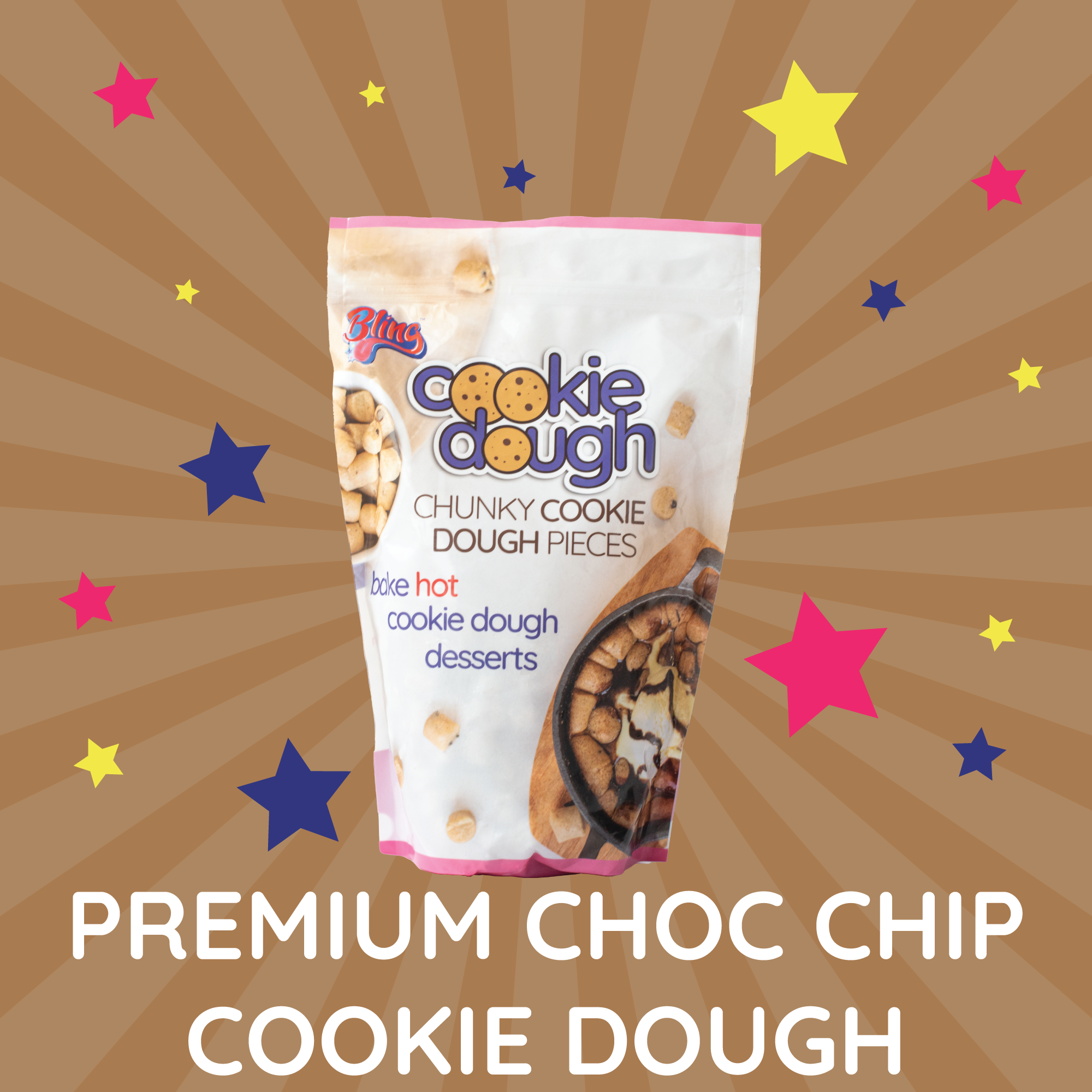 Premium Choc Chip Cookie Dough Pouch