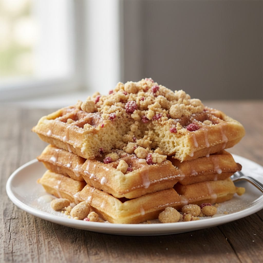Honey &amp; Pomegranate Baklava Crunch Biscuit Crumb