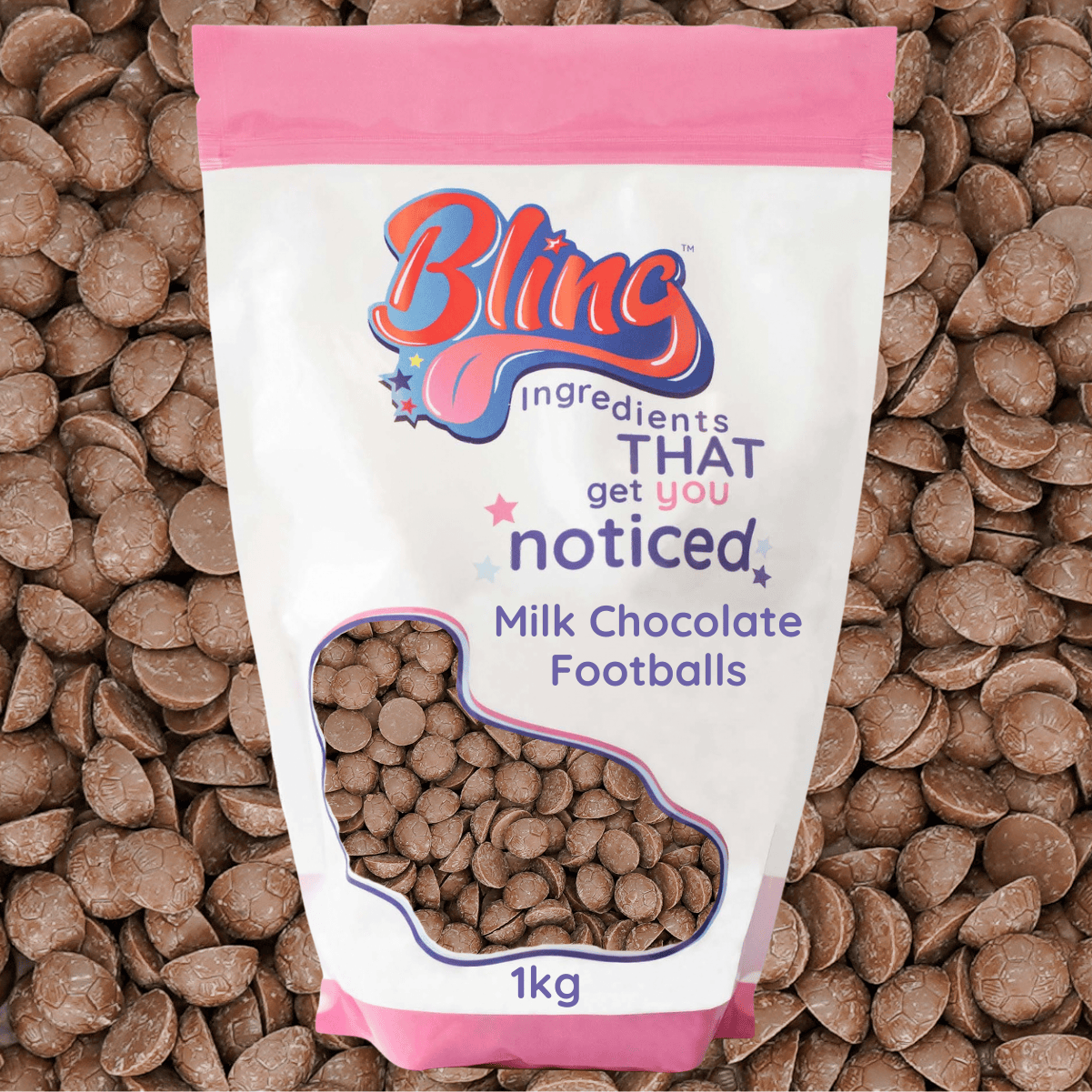 Milk Chocolate Footballs
