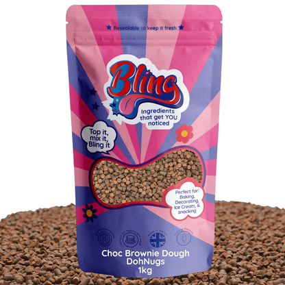 Choc Brownie DohNugs® Brownie Dough Pieces 6mm - Cocoa Brownies