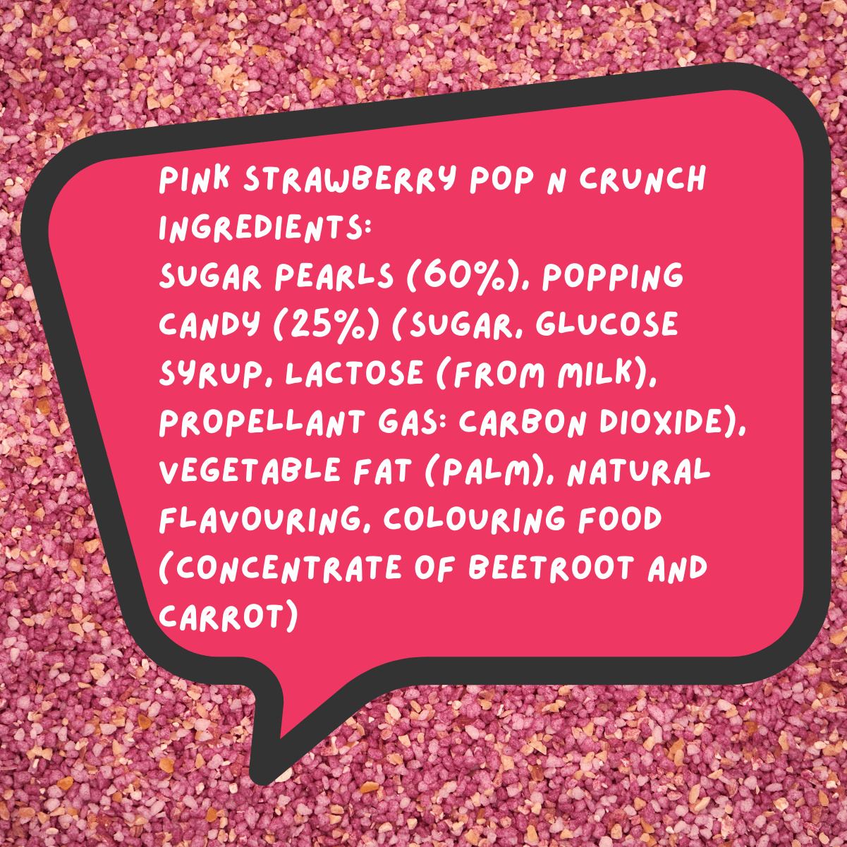 Pink Strawberry Pop n Crunch