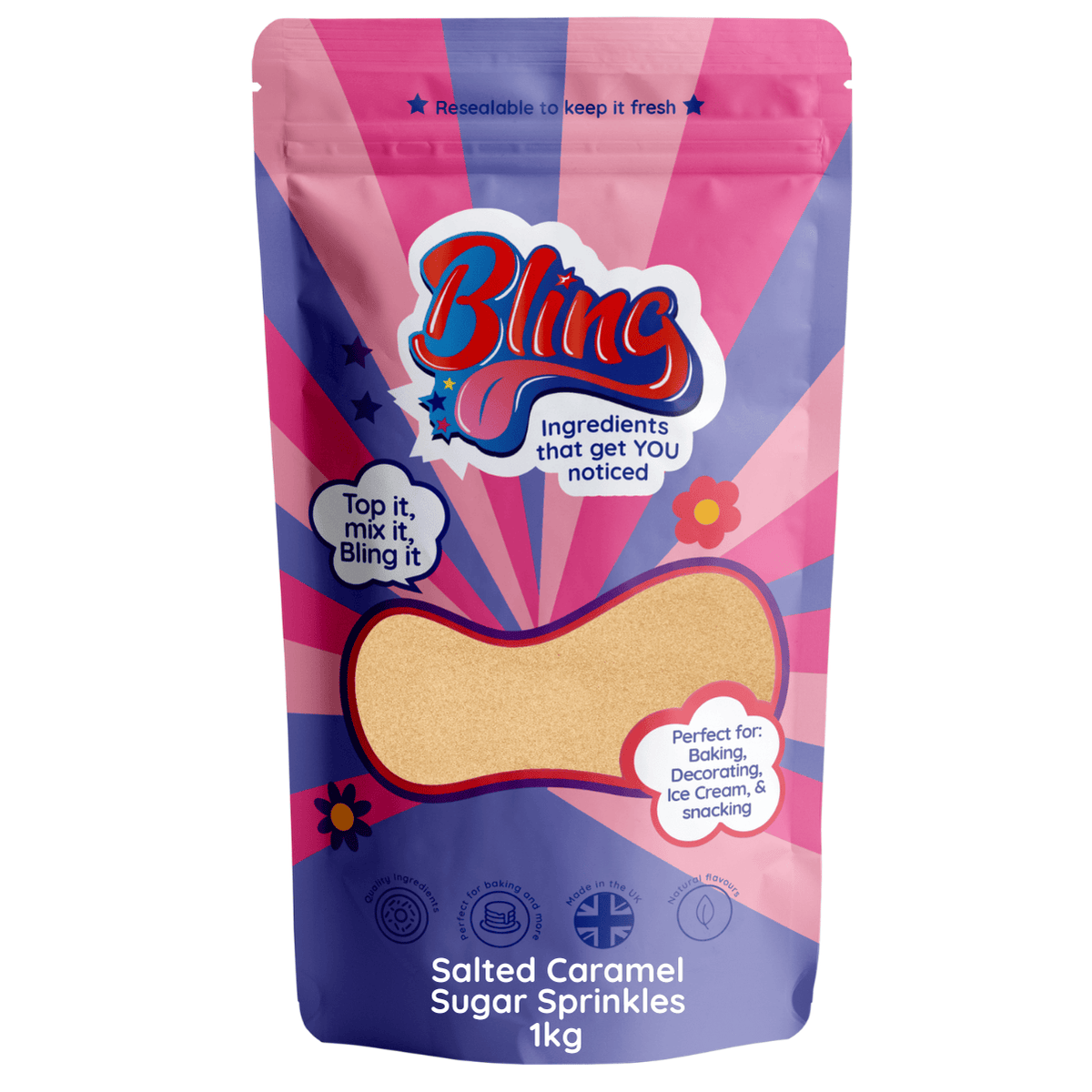 Salted Caramel Sugar Sprinkles
