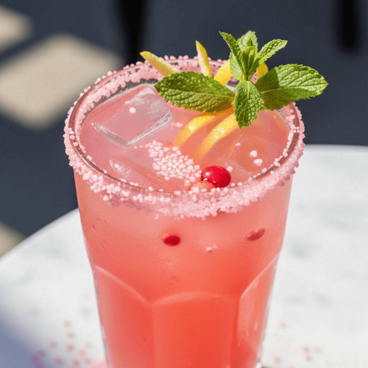 Perlas de Azúcar Limonada Rosada