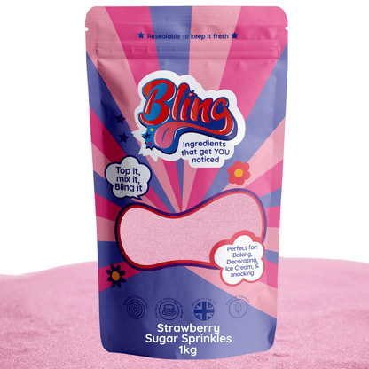 Pink Strawberry Sugar Sprinkles