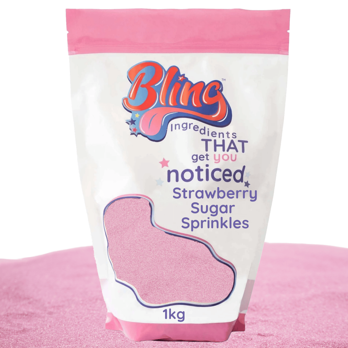 Pink Strawberry Sugar Sprinkles (BBE 07/08/2026)