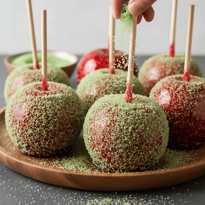 Chispas de azúcar de manzana agria