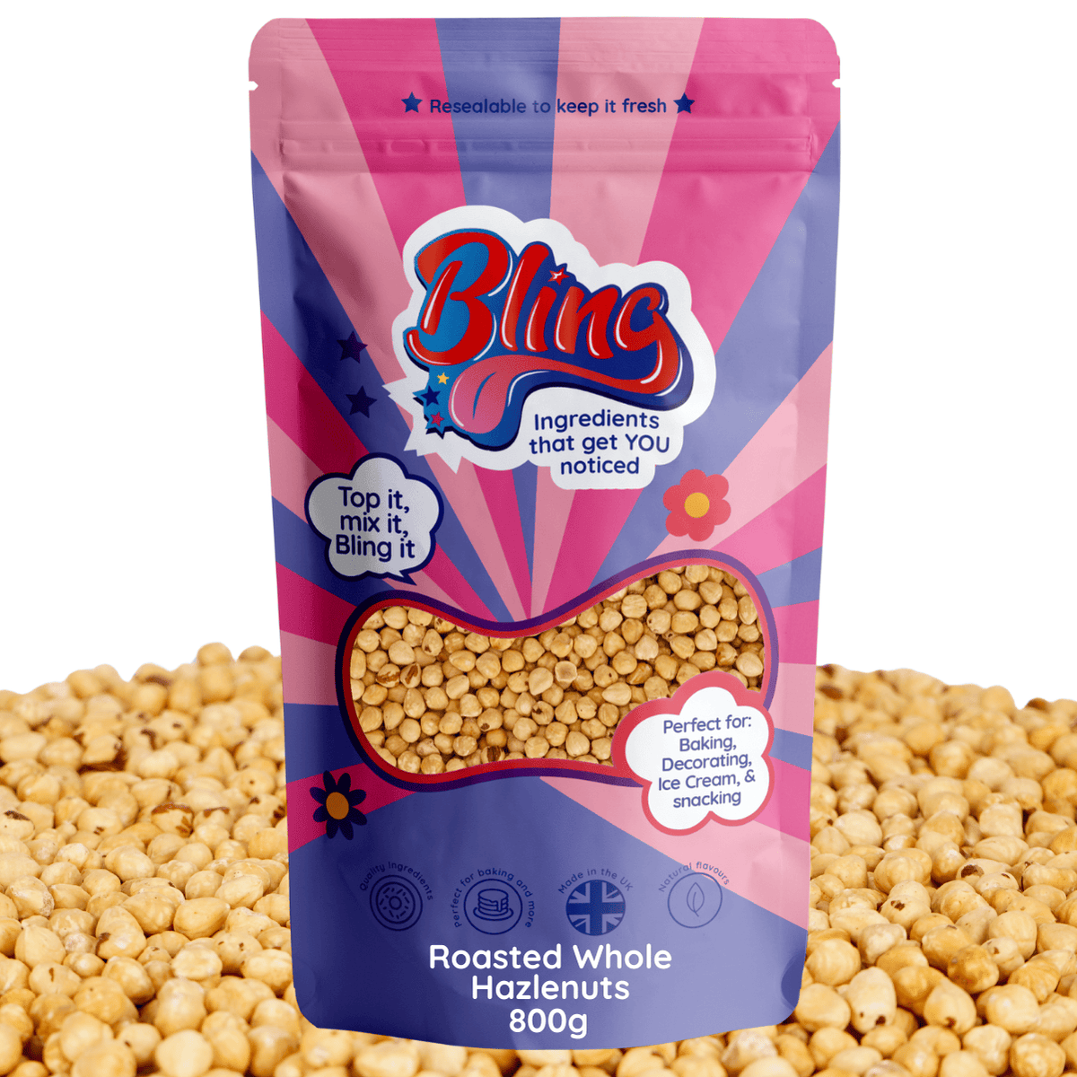 Roasted Whole Hazelnuts 800g