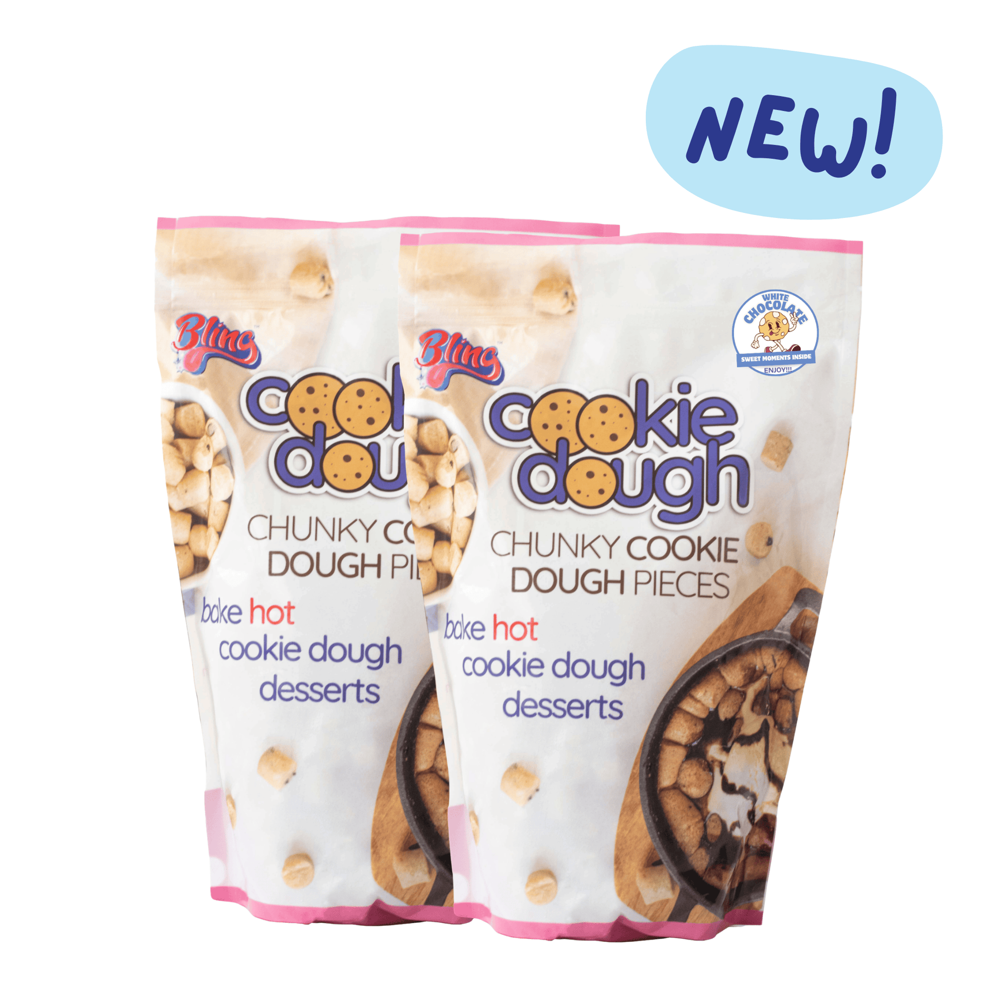 White Choc Chip Cookie Dough 1,56kg