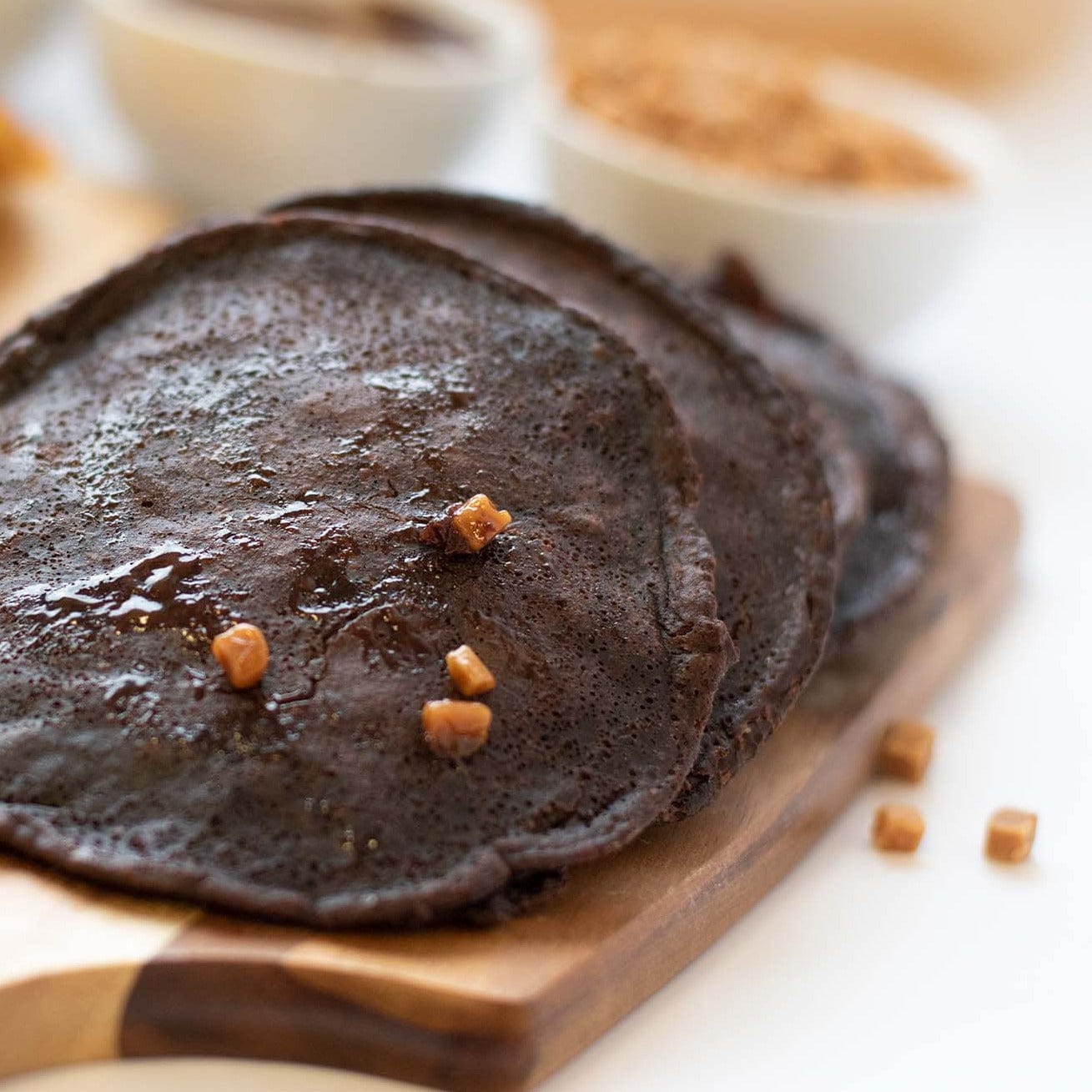 Bake Stable Caramel Fudge Pieces 6mm - Bling Ingredients