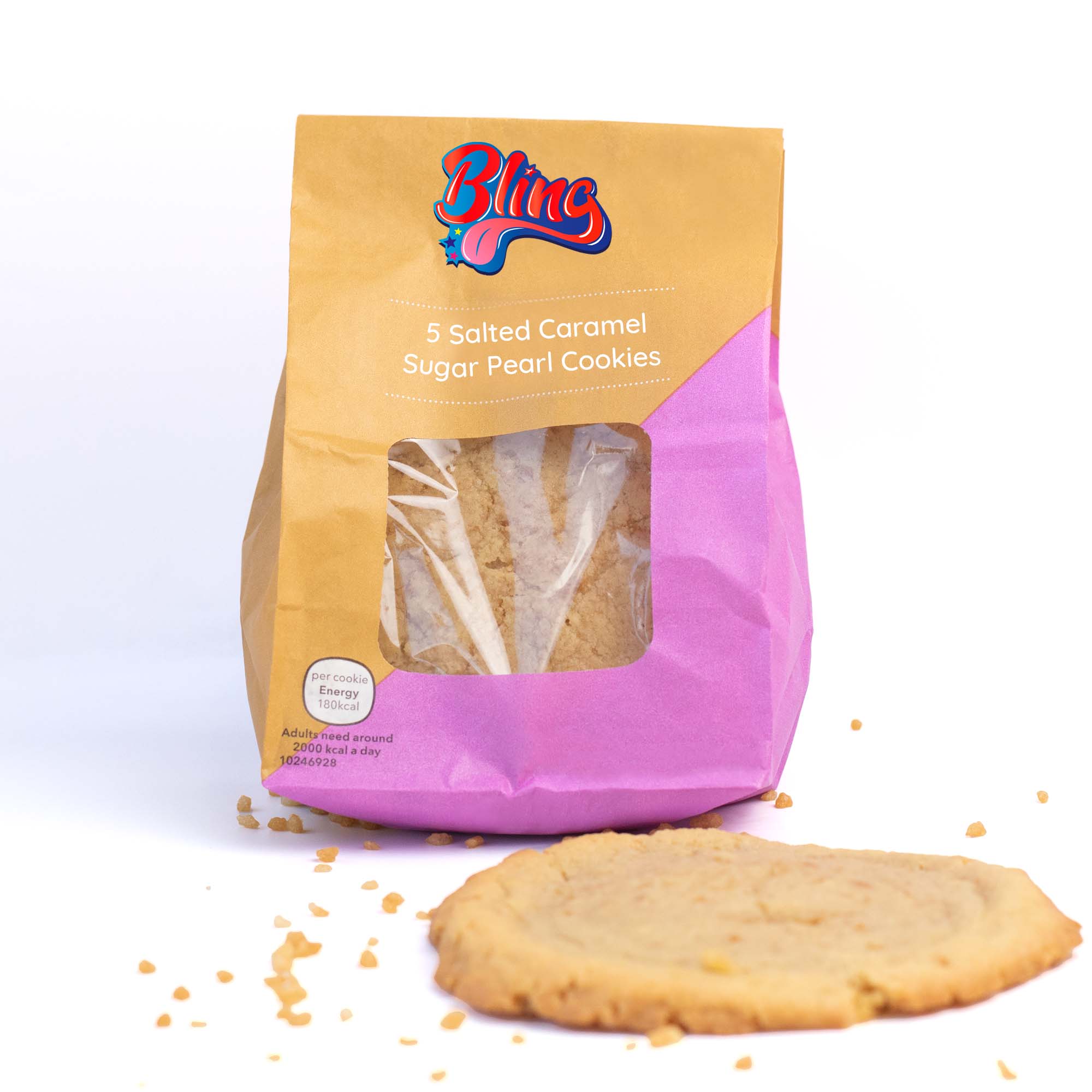 Salted Caramel Sugar Pearls - Bling Ingredients