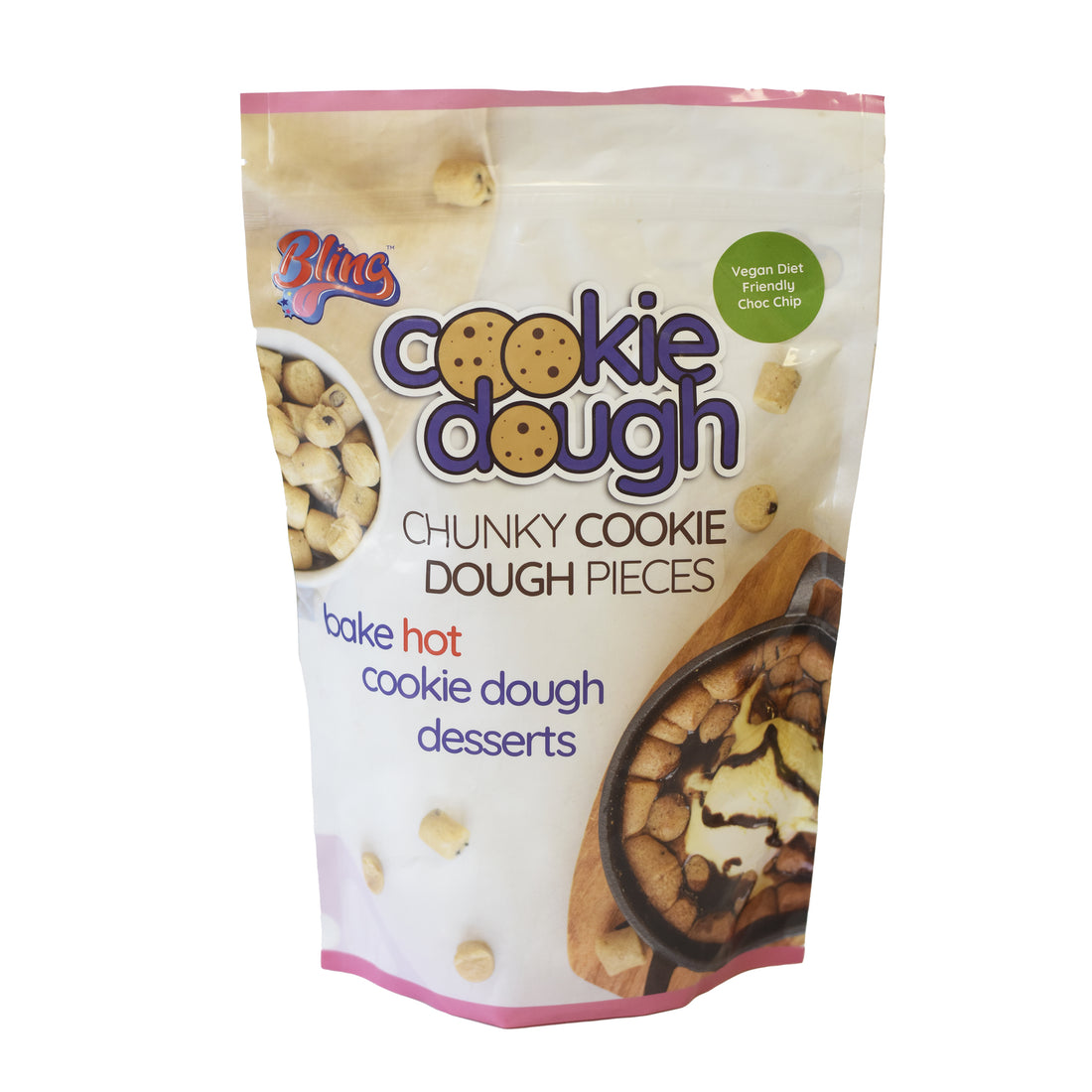 Vegan Diet Friendly Choc Chip Cookie Dough Pouch